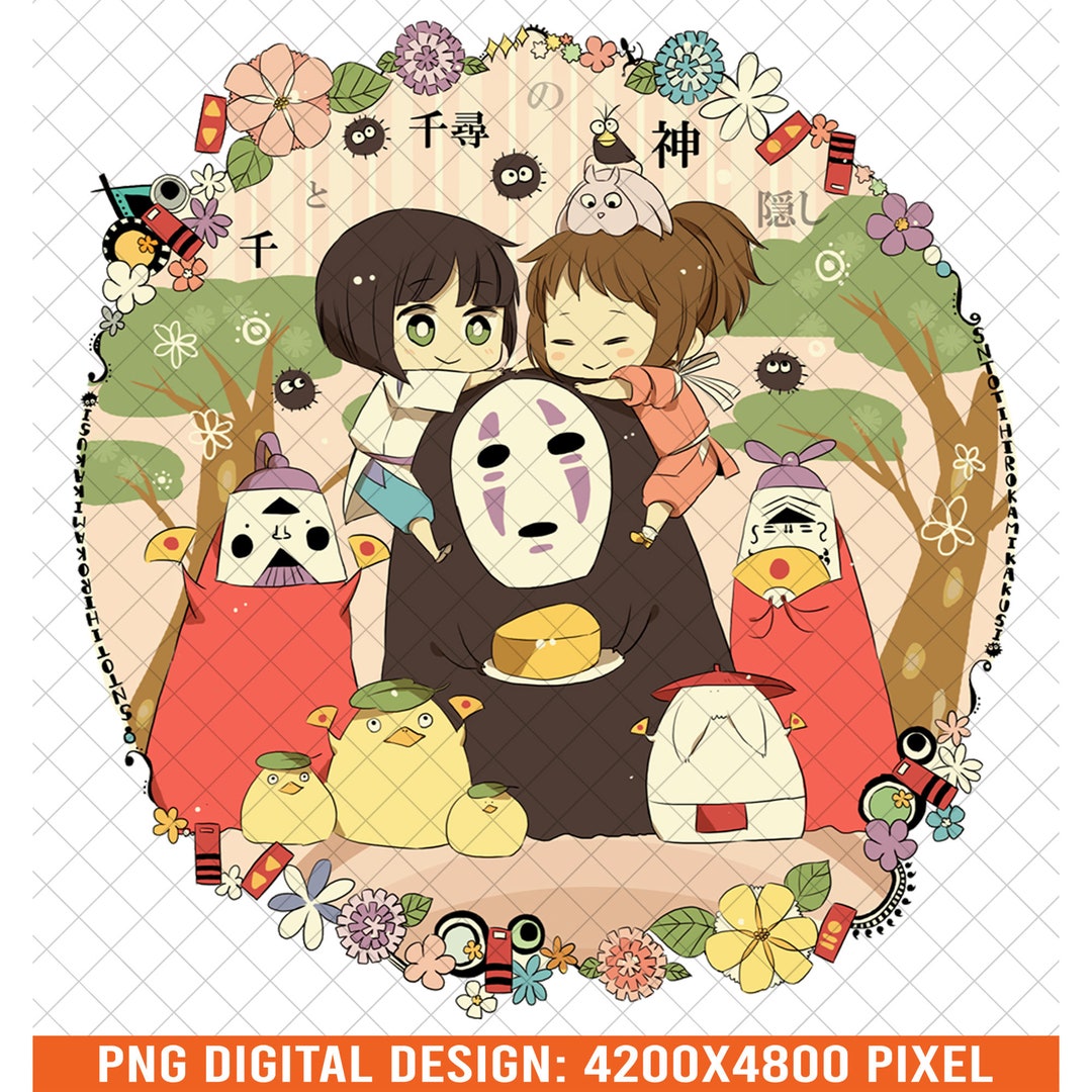 Ghibli Anime PNG Studio Cutting Files for Cricut Clipart - Etsy
