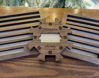 Mexican Train Game Domino Holder and Hub - Personalized - Great Christmas Gift