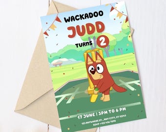 Invitación de cumpleaños oxidada