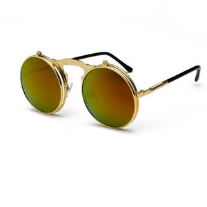 Vintage Steampunk Flip Sunglasses - Etsy