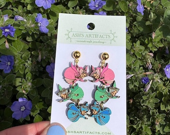 Three Magical Fairies Earrings