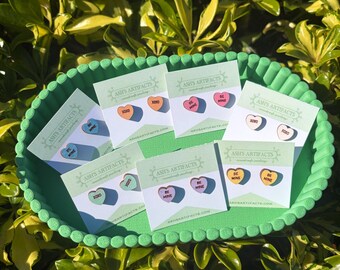 Pendientes de corazón de San Valentín
