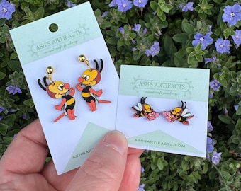 Spike Bee Earrings