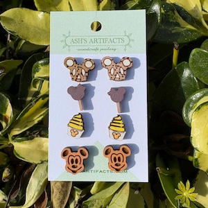 Pendientes de bocadillos de Disney