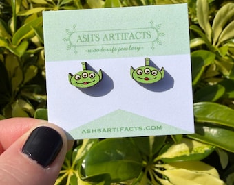 Toy Story Alien Earrings