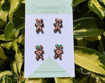 Gingerbread Mouse Earrings