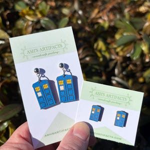 Time Travel Box Earrings