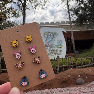 Silly Old Bear and Friends Earrings