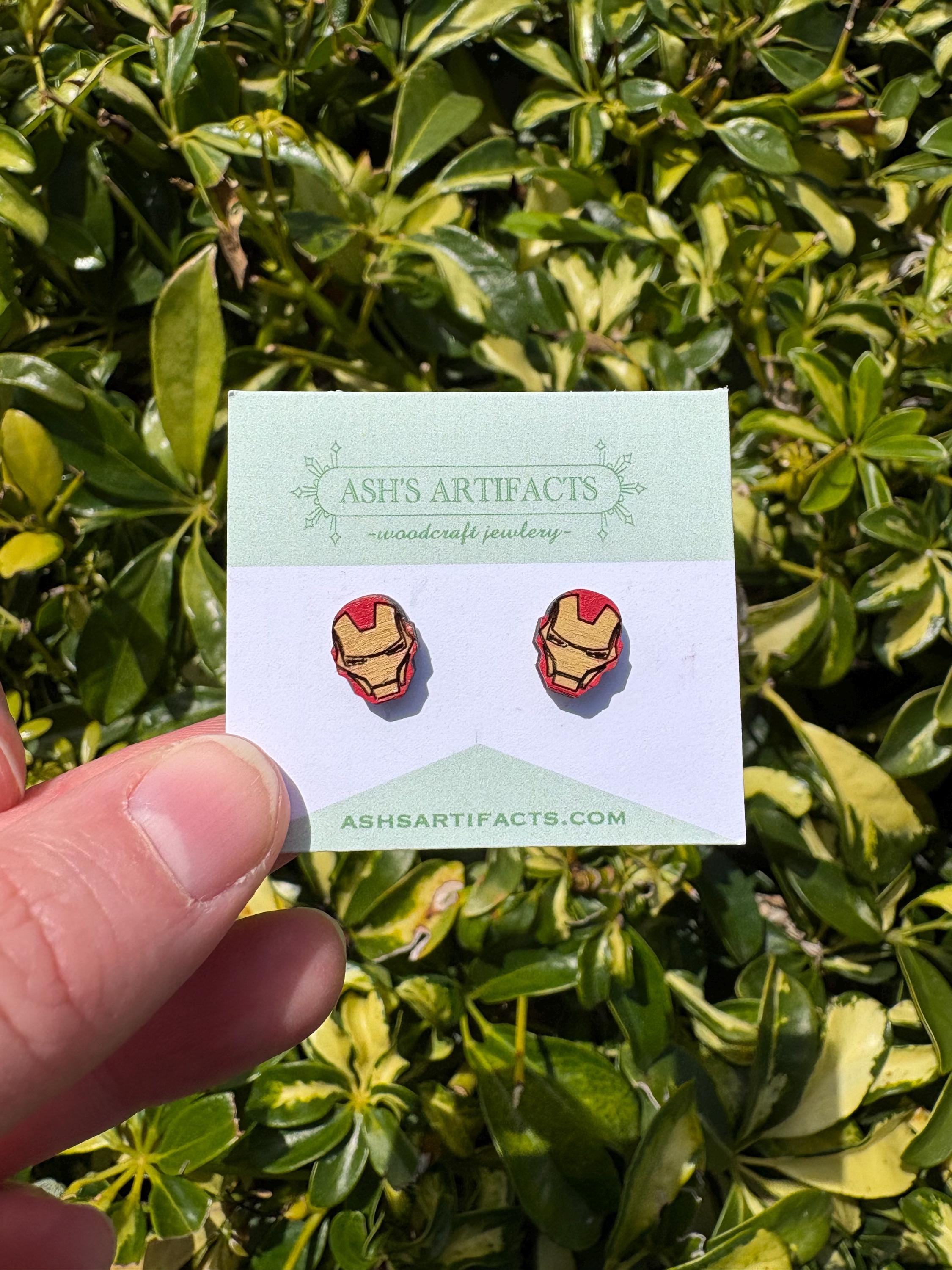 Iron Man Earrings