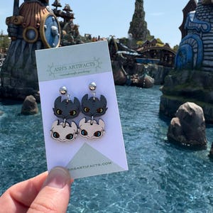 Dragon Duo Dangle Earrings