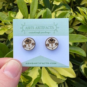 Around the World Clock Face Earrings