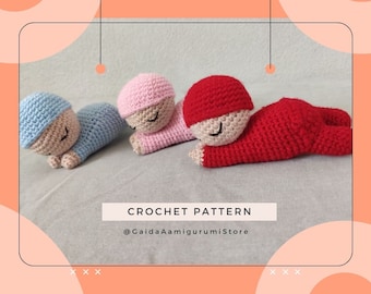 Newborn Baby Crochet Doll Pattern, Baby Shower Crochet Pattern ,Baby Crochet Pattern Pdf file ,Unique Cute Baby Crochet Pattern