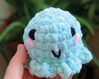 Cute Octopus Crochet Pattern , Baby Octopus Crochet Pattern, , Small No Sew Crochet pattern, Mini Octopus Friend Amigurumi pattern