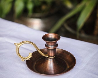 Special Production Copper Candle Holder