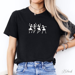 Dancing Skeleton Shirt, Halloween Shirt, Halloween Skeleton T Shirt, Funny Halloween Tshirt, Spooky Season Graphic Tees, Halloween Gifts