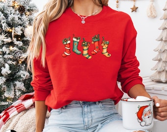 Christmas Jumper, Christmas Sweatshirt, Holiday Sweatshirt, Cute Christmas Sweater, Christmas Sweatshirt, Christmas Gifts, Gifts for Her