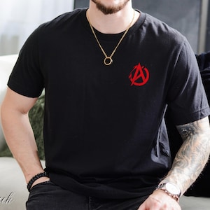 Anarchy Tshirt, Anarchy Shirt, Music Lover Tee, Festival Outfit, Heavy Metal Shirt, Rock Shirt, Punk Shirt, Punk Rock Tshirt, Anarchy Gifts