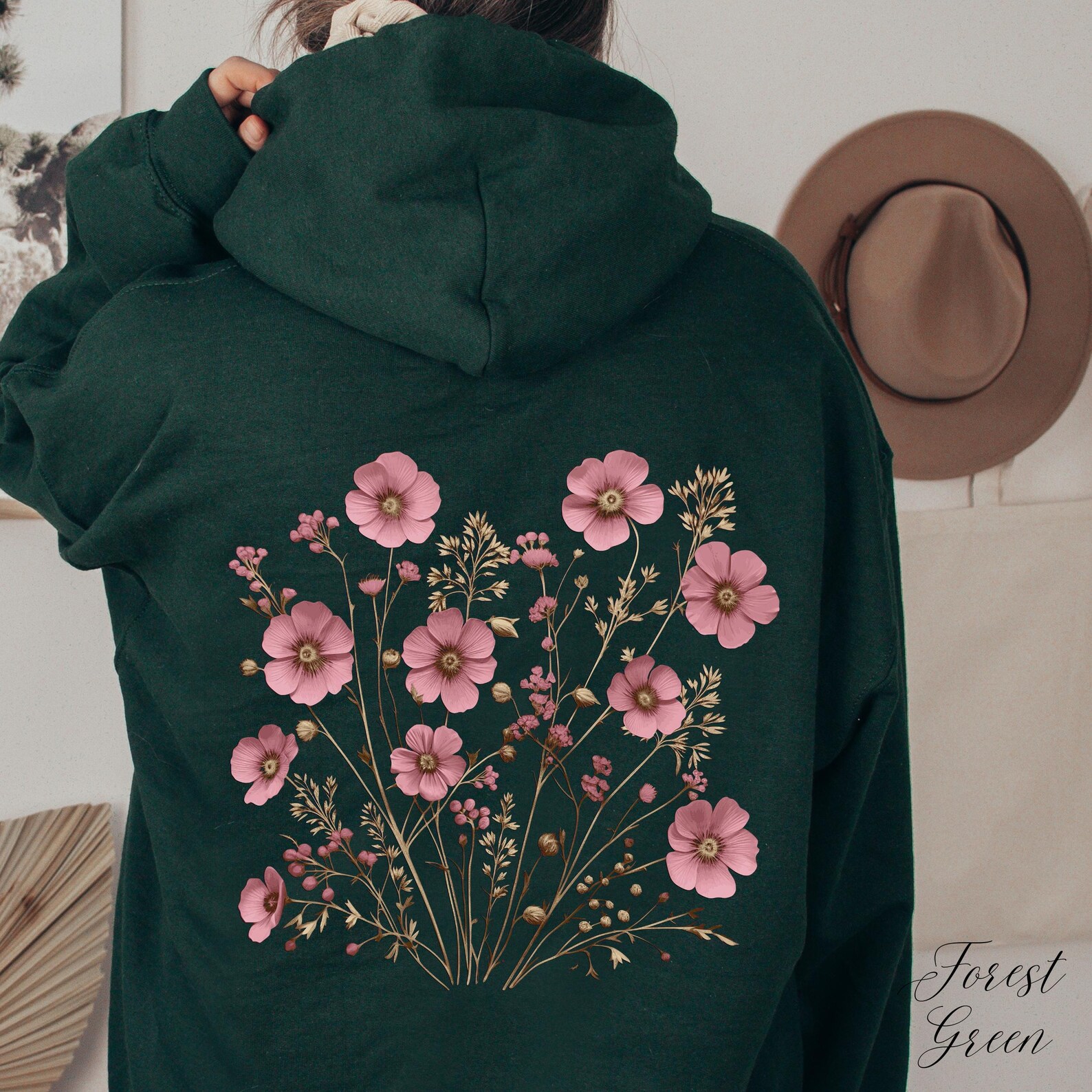 Cotton Hoodie (Unisex)(WindSong Flower) RJSTH@Fabric#3 RJSTHW2026 RJS main image 0