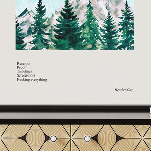 Real Housewives Salt Lake City Art Print | Funny Minimalist Wall Art