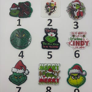 Flatback One Sided Resin Planar Acrylics Christmas DIY ideas Gift Ideas
