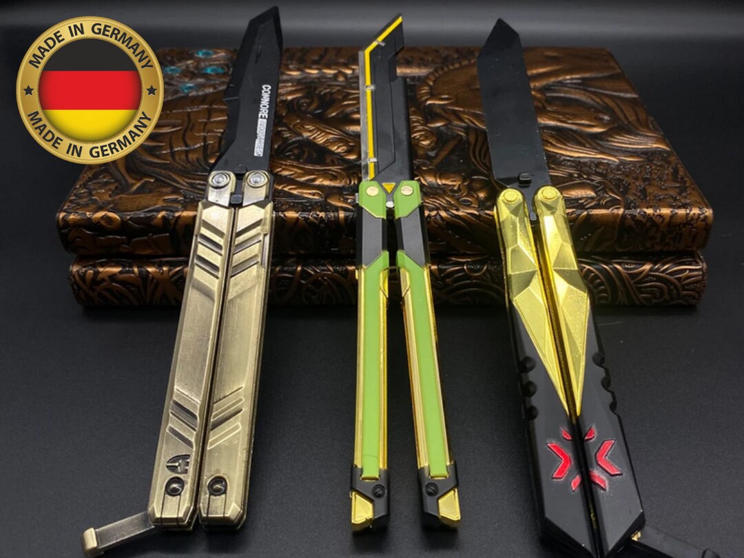 Valorant Recon Weapon Balisong Butterfly Knife Valorant Etsy.de