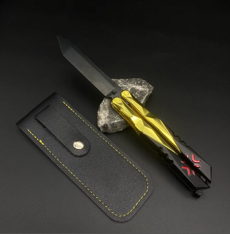 Valorant Recon Weapon Balisong Butterfly Knife Valorant Etsy Canada