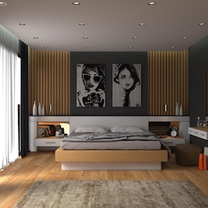 Bedroom Design ,Residential Design, 3D Modelling, 3D Rendering, e Design Services, Interior Designer, , Bedroom 3D Rendering