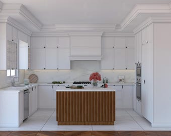 Küchendesign, Wohndesign, 3D-Modellierung, 3D-Wiedergabe, und Designservices, Innenarchitekt, Kundenspezifische Küche, 3D-Wiedergabe für Küche