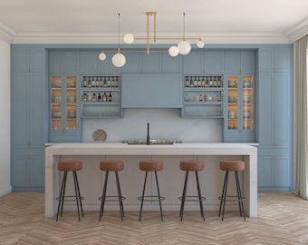 Kitchen Design ,Residential Design, 3D Modelling, 3D Rendering, e Design Services, Interior Designer, Custom Kitchen, Kitchen 3D Rendering