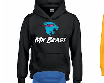 Mr Beast Hoodie Kids Adults