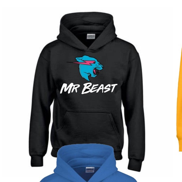 Mr beast hoodie kids adults