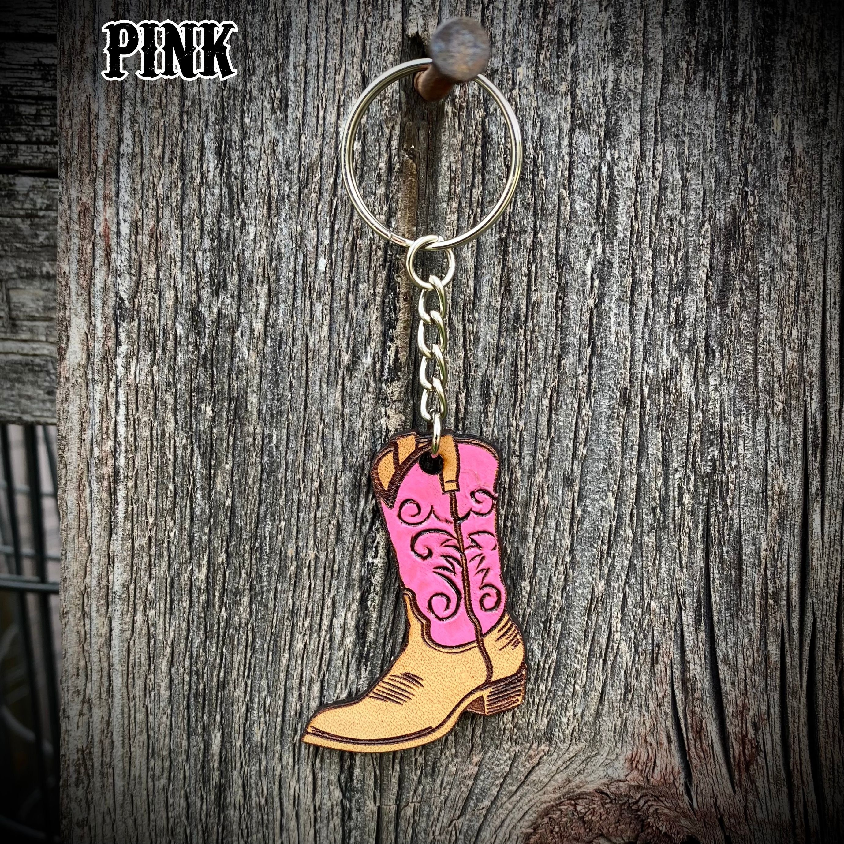Porte-clés Cowgirl Western - 3 Breloques (chapeau, Bottes, Bouteille) - Cadeau Idéal Pour Femmes Et Filles