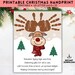 Reindeer Handprint Art, Christmas Handprint Craft Printable, Reindeer Printable, Christmas ...