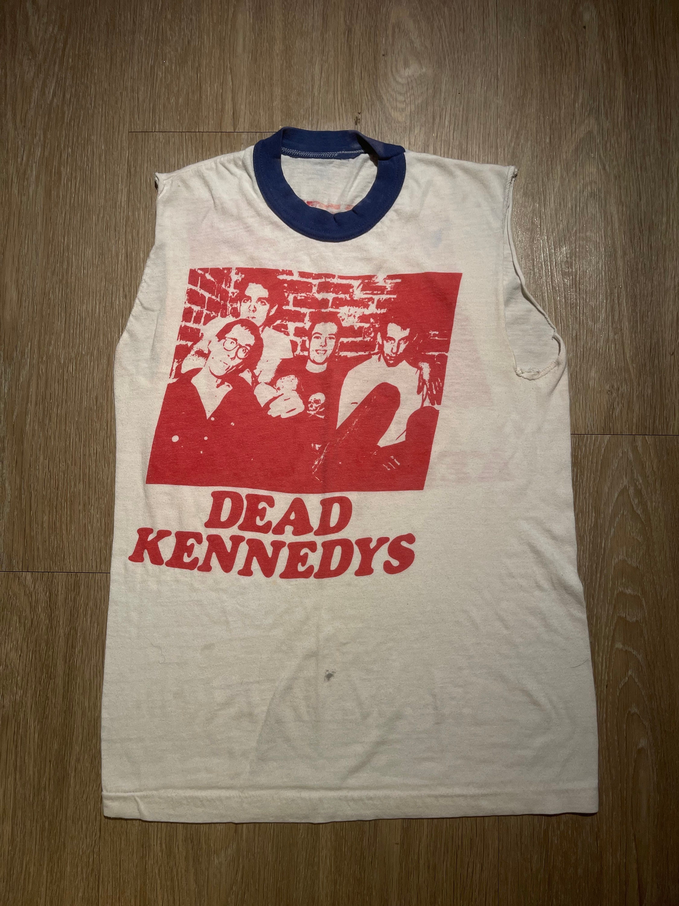 Vintage 1970s Dead Kennedys Thrashed Cut off Bedtime for Democracy 