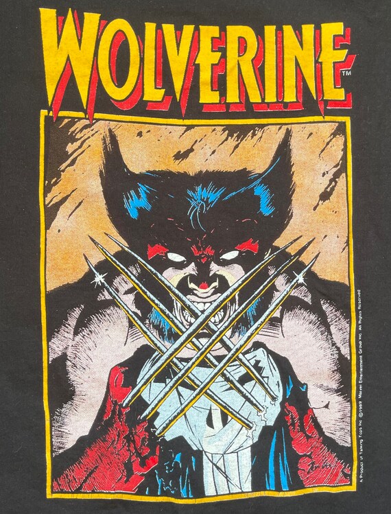Vintage 1989 Marvel Comics Wolverine X Punisher T… - image 2