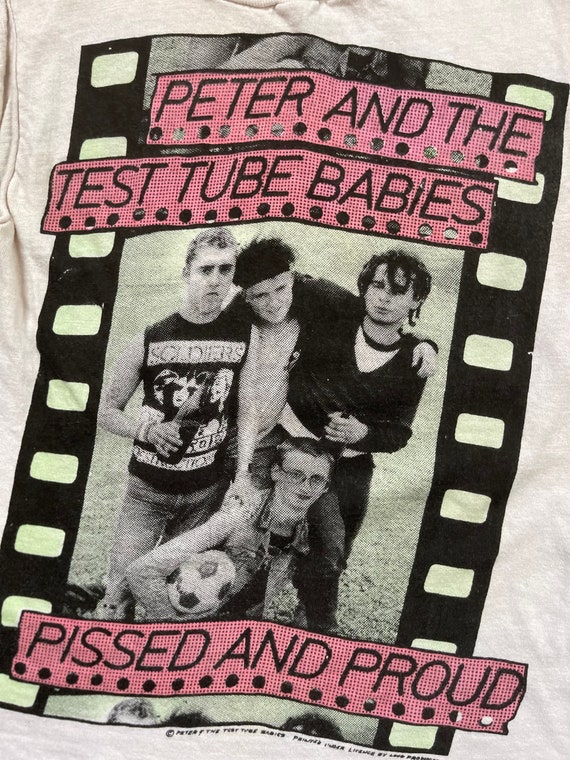 Vintage 1982 Peter and the Test Tube Babies Punk Rock Tour Aop(all
