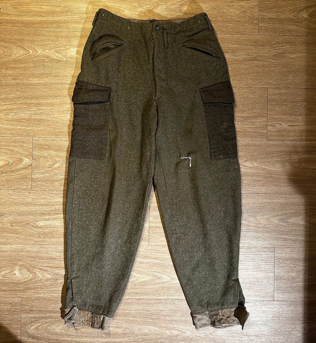 Pantalon Hôpitaux Militaire en laine taille 38 ww2 France 40