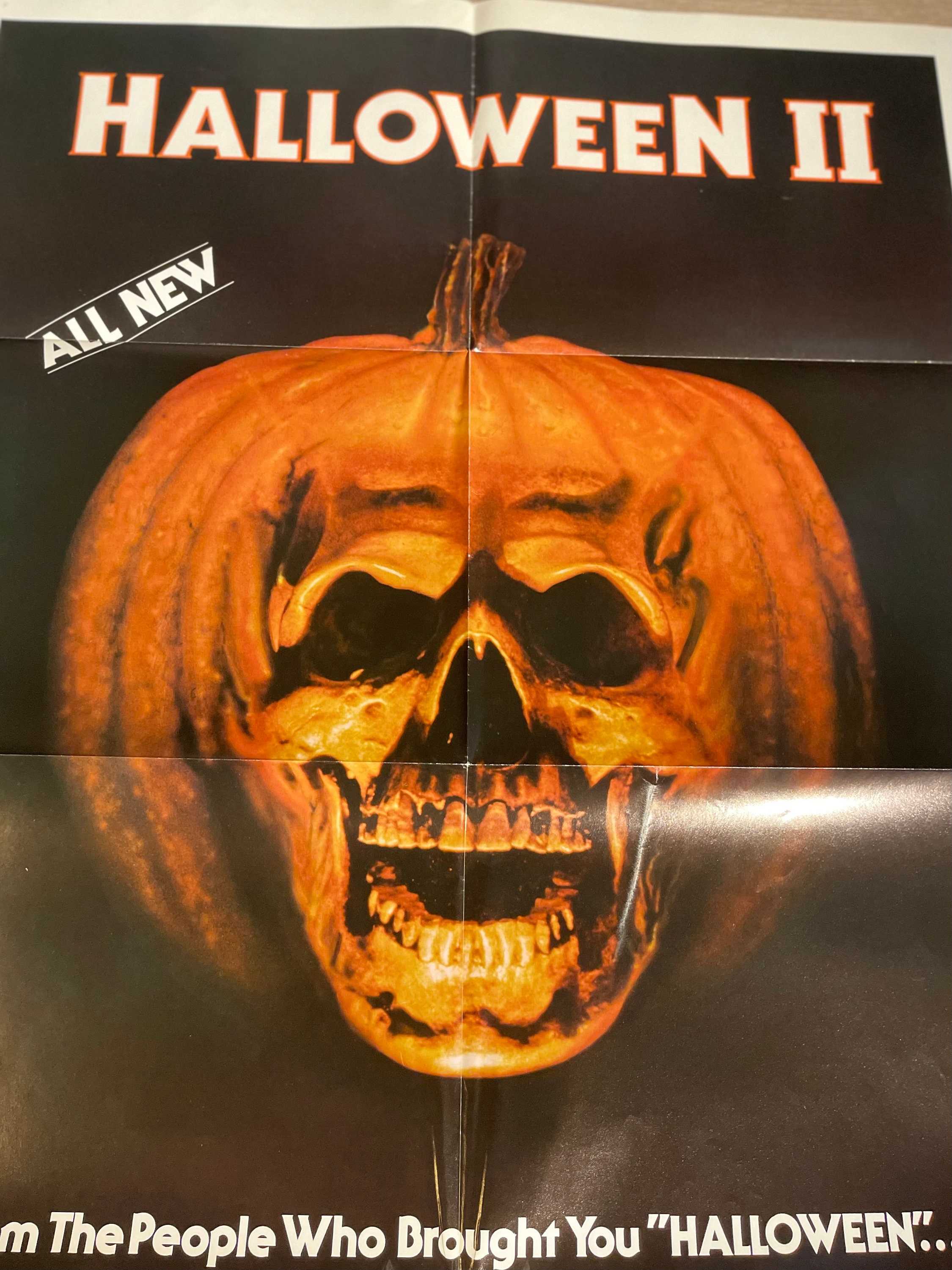 Vintage 1981 Halloween 2 Original Horror Movie Poster - Etsy