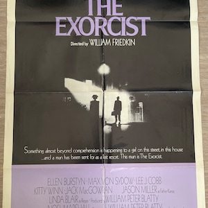 Vintage The Exorcist 1974 Original Movie Poster (27x41)
