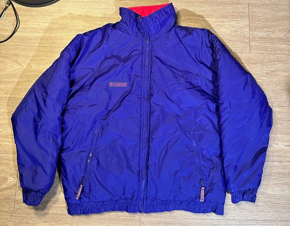 Vintage 1990s Columbia Purple Winter Outer Puffer… - image 1