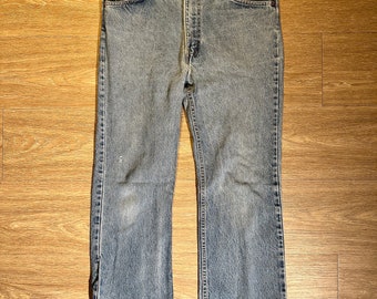Vintage 1980s Naranja Tab Levi's Denim Jeans 34x32