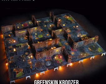 Wargame/Killteam/Boarding Action Terrain - Greenskin Kroozer - Gothic Sector: Lost Ships