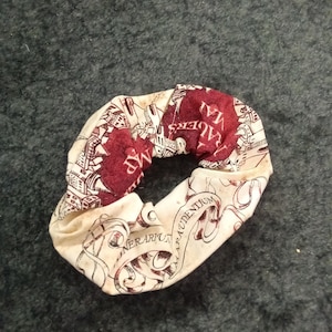 Marauder&#39;s Map Hair Scrunchie