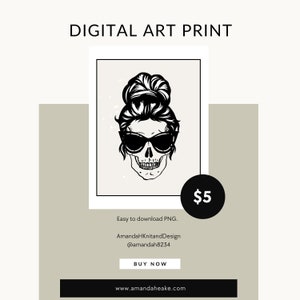 Digital Art - PNG Download - Skeleton Girl