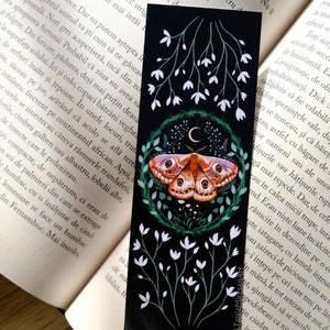 Motten Lesezeichen: Kleiner Imperator Moth, ein hexenhaftes Geschenk