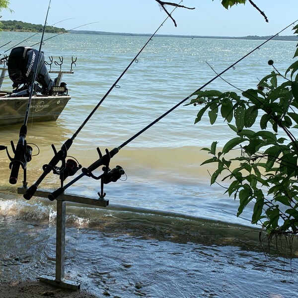 T Bar Fishing Rod Holder Etsy