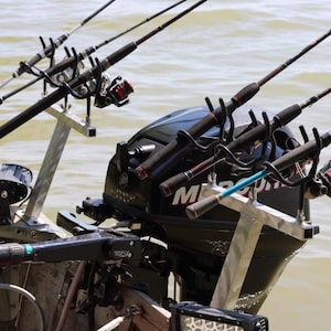 Crappie Fishing Rod Holders  Fishing rod holder, Boat rod holders