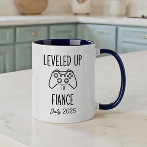 Personalisierte Verlobten Geschenk, Verlobungsgeschenk für Ihn, Verlobten Kaffeebecher, zukünftige Ehemann Geschenk, Verlobten Valentinsgrußgeschenk, Hochzeitsgeschenke