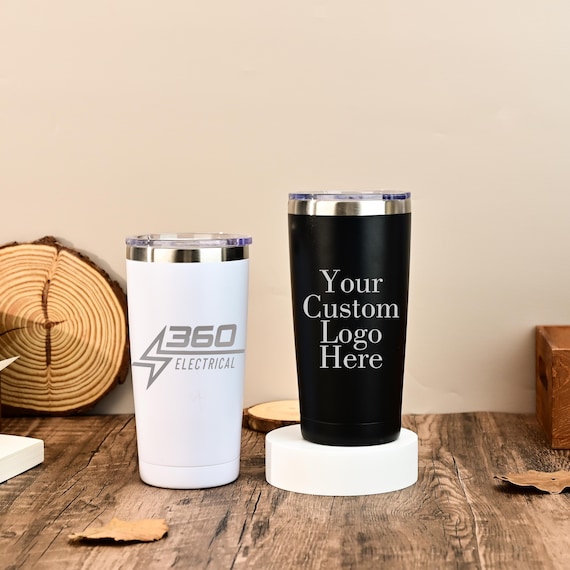 Personalized 20oz Tumbler, ADD YOUR LOGO, Laser Engraved Stainless Steel  Tumbler, Cooperate Gifts, Branded, Wholesale Tumblers,bulk Tumblers - Etsy