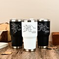 Dad Fist Bump Kids Names Tumbler, Father's Day Gift for Daddy, Tumbler Laser Engraved 30oz Stainless Steel Cup, Personalised Tumbler for Dad product logo
